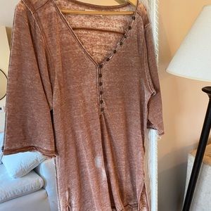 Free People oversized tee